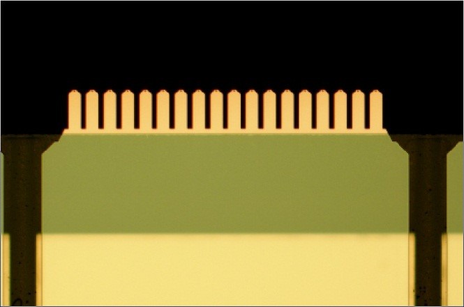 Silicon Nitride Cantilever Arrays with AFM tips nanoink